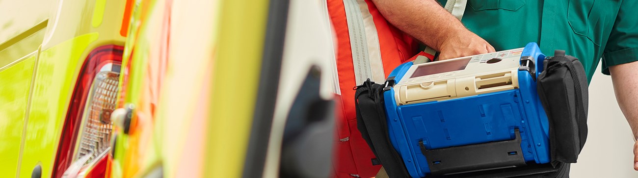 paramedic at fatal accident scene